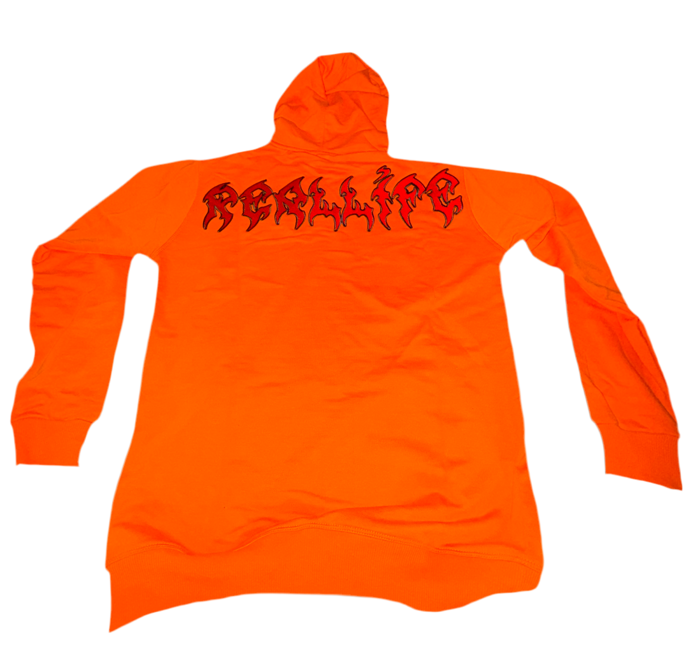 Reallife Hoodie (Orange/Red&Black)