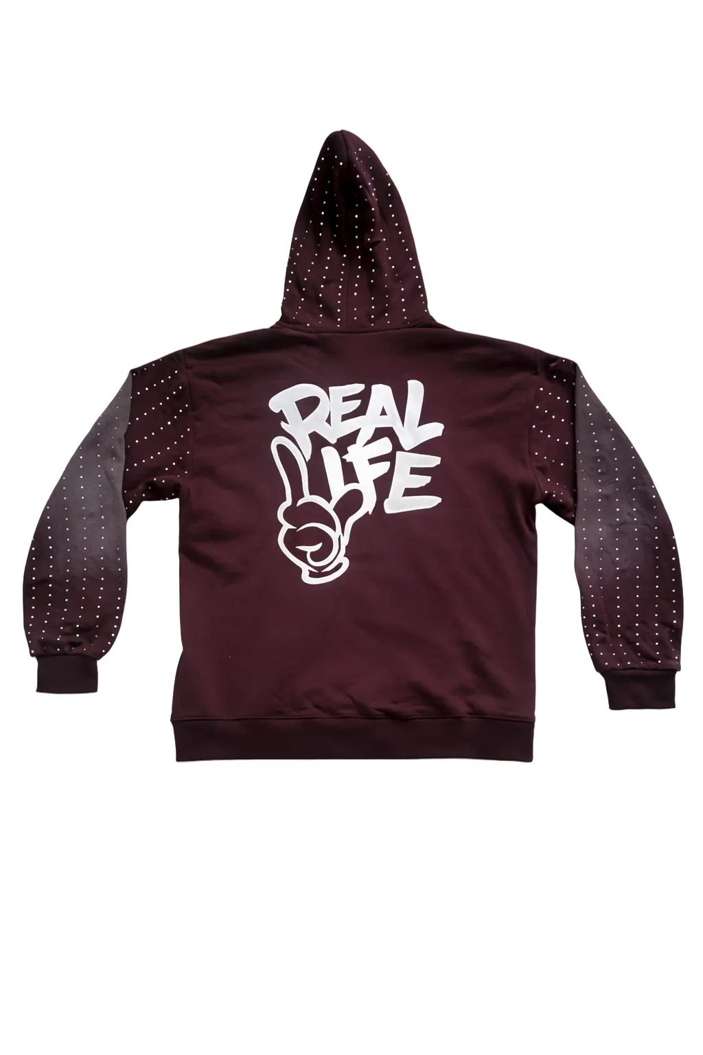 Reallife rhinestone sunfade (hoodie)