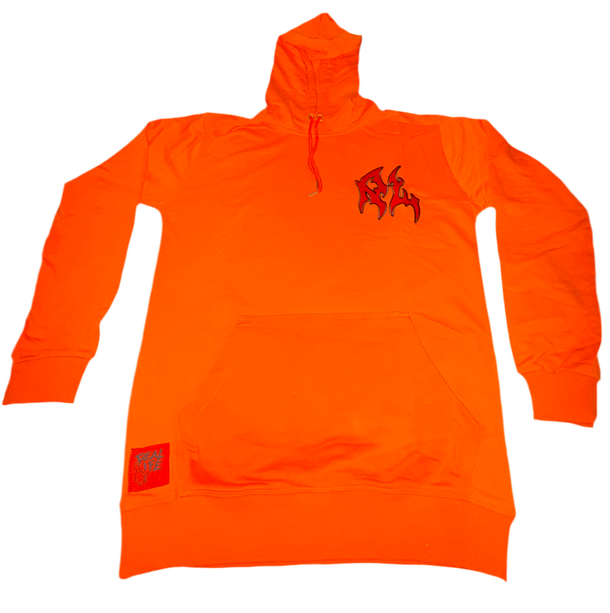 Reallife Hoodie (Orange/Red&Black)