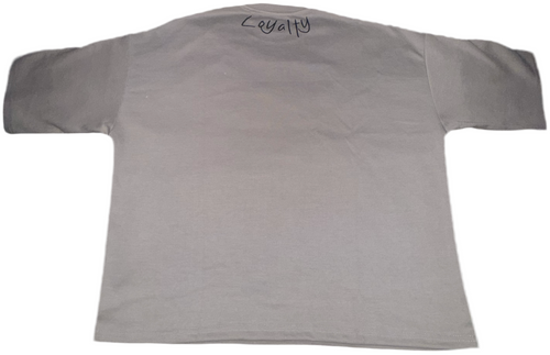 Reallifer Crop Tee (grey & black)